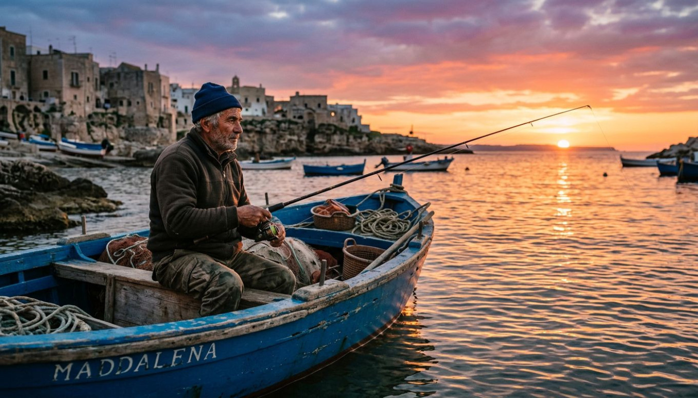 Pesca al tramonto: racconti e riflessioni di chi vive il mare